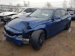 Salvage cars for sale at Elgin, IL auction: 2018 BMW M3