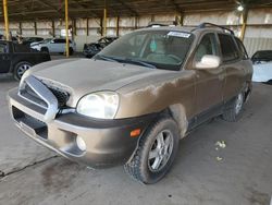 Salvage cars for sale from Copart Phoenix, AZ: 2002 Hyundai Santa FE GLS