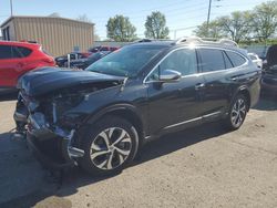 Salvage cars for sale at Moraine, OH auction: 2021 Subaru Outback Touring