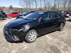 Salvage cars for sale from Copart Candia, NH: 2015 Toyota Corolla L