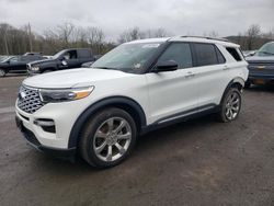 Salvage cars for sale from Copart Marlboro, NY: 2020 Ford Explorer Platinum