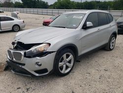Salvage cars for sale at San Antonio, TX auction: 2017 BMW X3 SDRIVE28I