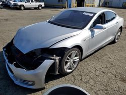 Salvage cars for sale at Vallejo, CA auction: 2013 Tesla Model S