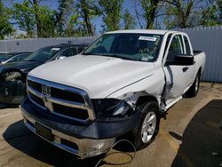 Salvage cars for sale from Copart Bridgeton, MO: 2017 Dodge RAM 1500 ST