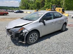 Vehiculos salvage en venta de Copart Concord, NC: 2018 Toyota Corolla L