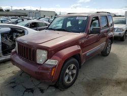 Salvage cars for sale at Martinez, CA auction: 2008 Jeep Liberty Sport