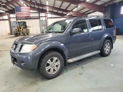 Salvage cars for sale at East Granby, CT auction: 2010 Nissan Pathfinder S