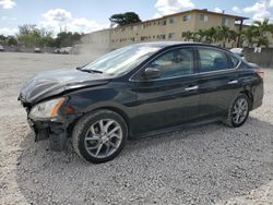 Salvage cars for sale from Copart Opa Locka, FL: 2014 Nissan Sentra S