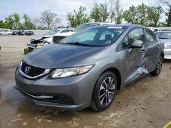 Salvage cars for sale at Bridgeton, MO auction: 2013 Honda Civic EX