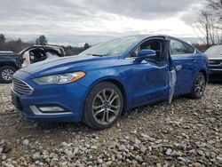 Salvage cars for sale from Copart Candia, NH: 2017 Ford Fusion SE