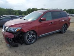 Nissan salvage cars for sale: 2019 Nissan Pathfinder S