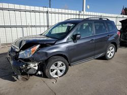 Salvage cars for sale from Copart Littleton, CO: 2015 Subaru Forester 2.5I Limited