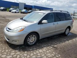 Salvage cars for sale from Copart Woodhaven, MI: 2008 Toyota Sienna XLE