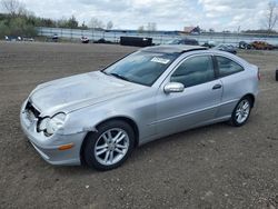 Mercedes-Benz salvage cars for sale: 2002 Mercedes-Benz C 230K Sport Coupe