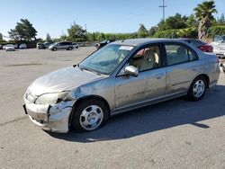 Salvage cars for sale from Copart San Martin, CA: 2004 Honda Civic Hybrid