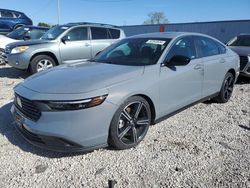 Salvage cars for sale from Copart Franklin, WI: 2023 Honda Accord Hybrid Sport