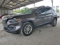 Salvage cars for sale at Cartersville, GA auction: 2019 Jeep Cherokee Latitude Plus