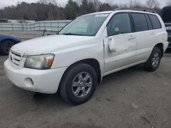 Salvage cars for sale at Assonet, MA auction: 2006 Toyota Highlander Limited