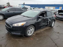 Salvage cars for sale at Woodhaven, MI auction: 2018 Ford Focus SE