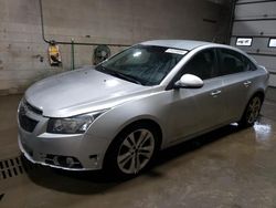 Salvage cars for sale at Blaine, MN auction: 2012 Chevrolet Cruze LTZ