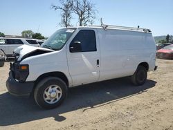 Salvage trucks for sale at San Martin, CA auction: 2012 Ford Econoline E250 Van