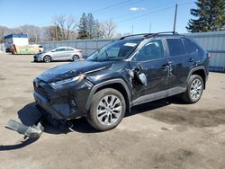 Salvage cars for sale from Copart Ham Lake, MN: 2022 Toyota Rav4 XLE Premium