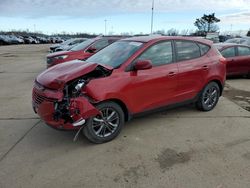 Salvage cars for sale at Woodhaven, MI auction: 2015 Hyundai Tucson GLS