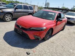 Honda salvage cars for sale: 2022 Honda Civic Sport