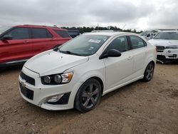 Salvage cars for sale at Houston, TX auction: 2016 Chevrolet Sonic RS