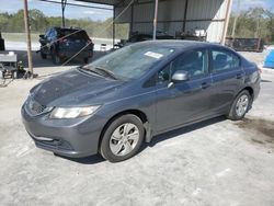 Salvage cars for sale from Copart Cartersville, GA: 2013 Honda Civic LX