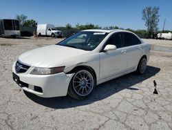 Salvage cars for sale at Kansas City, KS auction: 2005 Acura TSX