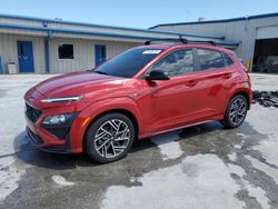 Salvage cars for sale at Fort Pierce, FL auction: 2022 Hyundai Kona N Line