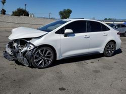 Salvage cars for sale from Copart Colton, CA: 2021 Toyota Corolla XSE