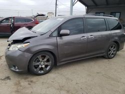 Salvage cars for sale from Copart Los Angeles, CA: 2014 Toyota Sienna Sport