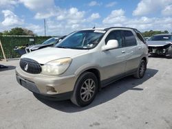 Salvage cars for sale from Copart Orlando, FL: 2005 Buick Rendezvous CX