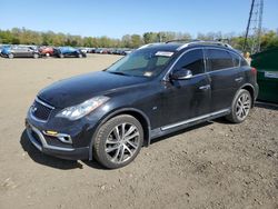 Salvage cars for sale from Copart Windsor, NJ: 2017 Infiniti QX50