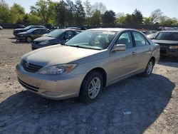 Salvage cars for sale from Copart Madisonville, TN: 2004 Toyota Camry LE