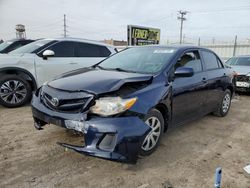 Salvage cars for sale at Chicago Heights, IL auction: 2012 Toyota Corolla Base