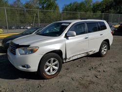 Salvage cars for sale from Copart Waldorf, MD: 2009 Toyota Highlander