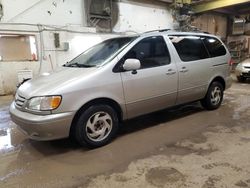 Salvage cars for sale from Copart Casper, WY: 2001 Toyota Sienna LE