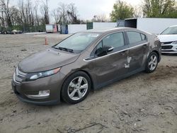 Salvage cars for sale from Copart Baltimore, MD: 2014 Chevrolet Volt