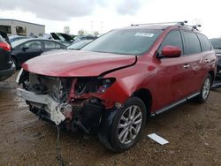 Salvage cars for sale at Elgin, IL auction: 2014 Nissan Pathfinder S