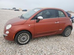 Salvage cars for sale from Copart Temple, TX: 2013 Fiat 500 Lounge