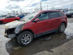 Salvage cars for sale from Copart Montreal Est, QC: 2013 Ford Edge SEL