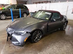 Salvage cars for sale from Copart Candia, NH: 2018 Mazda MX-5 Miata Grand Touring