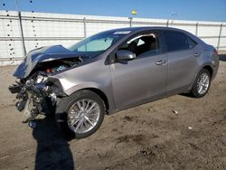 Salvage cars for sale from Copart Bakersfield, CA: 2015 Toyota Corolla L
