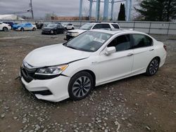 Salvage cars for sale at Windsor, NJ auction: 2017 Honda Accord Hybrid EXL