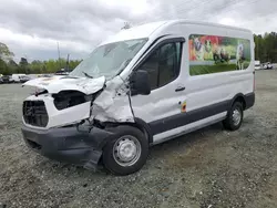 Salvage trucks for sale at Mebane, NC auction: 2018 Ford Transit T-250