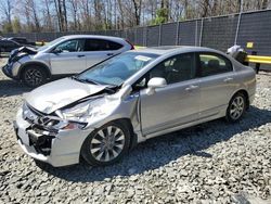 Salvage cars for sale at Waldorf, MD auction: 2010 Honda Civic EXL