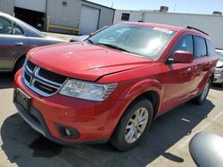 Salvage cars for sale at Vallejo, CA auction: 2017 Dodge Journey SXT